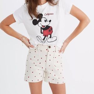{Madewell} Emmett Shorts in Fresh Strawberries
